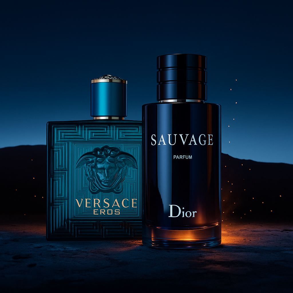 DUO PREMIUM SAUVAGE DIOR + VERSACE EROS 🔥