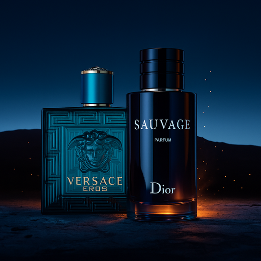 DUO PREMIUM SAUVAGE DIOR + VERSACE EROS 🔥